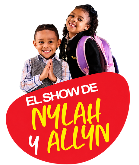 Nylah y Allyn agradeciendo a su audiencia